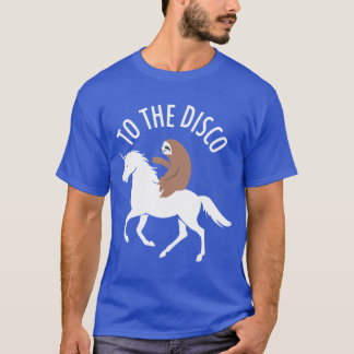 Slotho den Disco Enhörning familj T Shirt