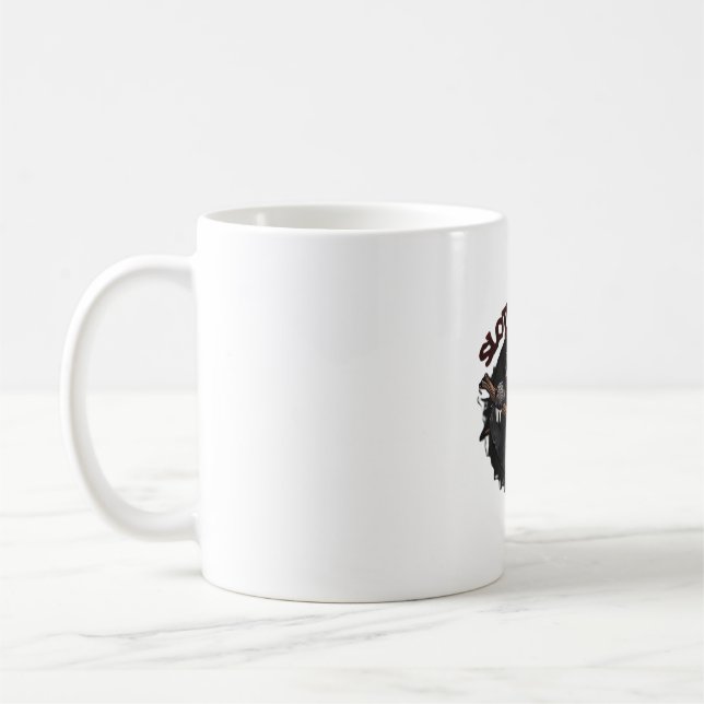 Slothoween Chill And Thrill - Kuslig Sloth Klassik Kaffemugg (Vänster)