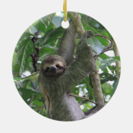 Slothprydnad Julgransprydnad Keramik