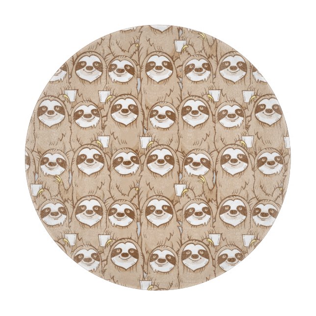 Sloths & kaffemönster (Framsidan)