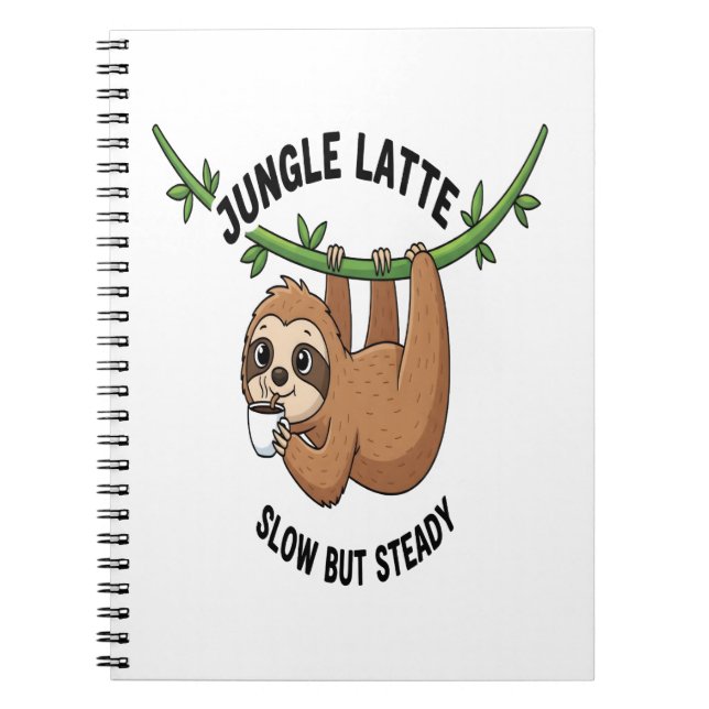 Sloths morgonkaffe anteckningsbok (Framsidan)