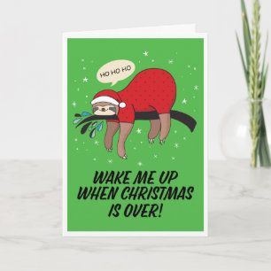 SlothSanta Anti-Jul kort