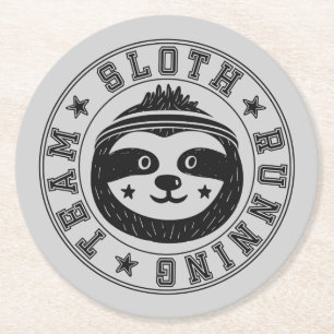 Slothspringlag Underlägg Papper Rund