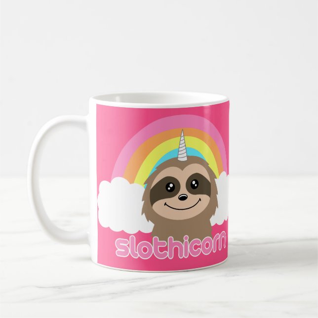 SlothUnicornSlothicorn mugg (Vänster)
