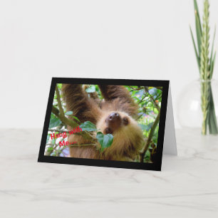 Slothvalentin kort för dag