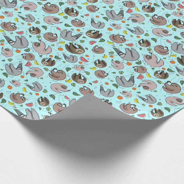 Slots i Blue Presentpapper (Hörn)