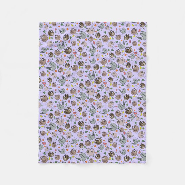 Slots i Lila Fleecefilt (Framsidan)