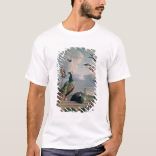 Slott av Amsterdam med exotiska fåglar T-shirt