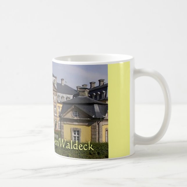 Slott av den Arolsen/Waldeck Minne-Muggen Kaffemugg (Höger)