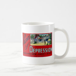 Slott av fördjupningen kaffemugg