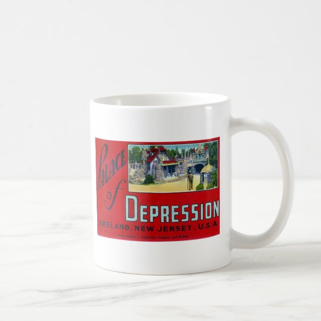 Slott av fördjupningen kaffemugg (Höger)