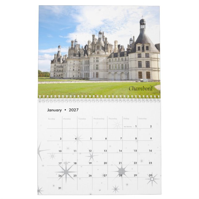 Slott av frankriken, 2011 kalender (Jan 2027)