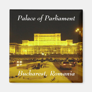Slott av parlamentet, Bucharest, rumänien Magnet