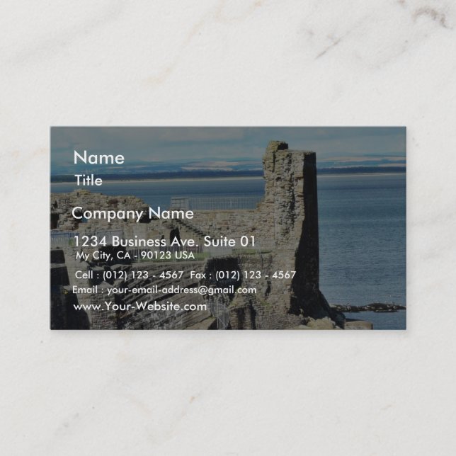 Slott av St Andrew Visitkort (Framsida)