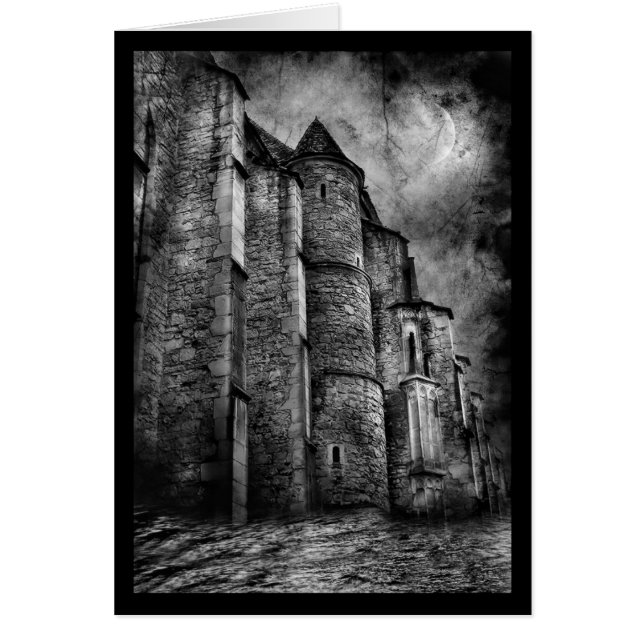 Slott Dracula Hälsningskort (Framsidan)