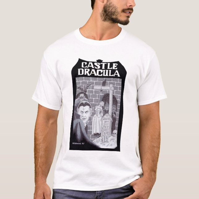 Slott Dracula T Shirt (Framsida)