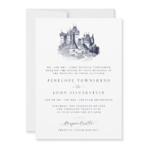 Slott Elegant Illustration Formell Bröllop
