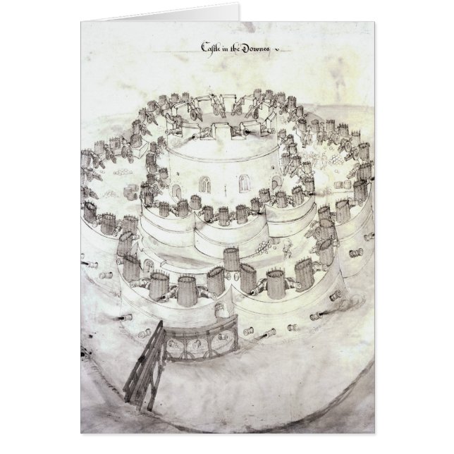 Slott i Downesen, 1539 Hälsningskort (Framsidan)