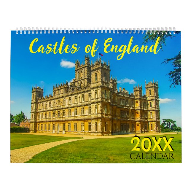 Slott i England Scenisk 2027 Väggkalender Kalender (Omslag)