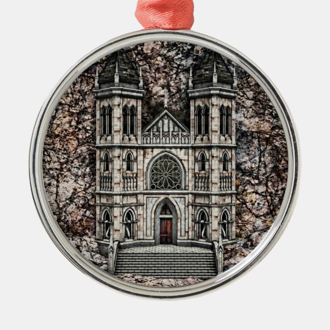 Slott Julgransprydnad Metall (Framsidan)