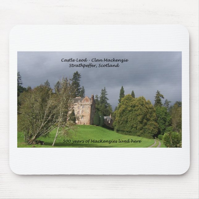 SLOTT LEOD - Skottland MacKenzie klan Musmatta (Framsidan)