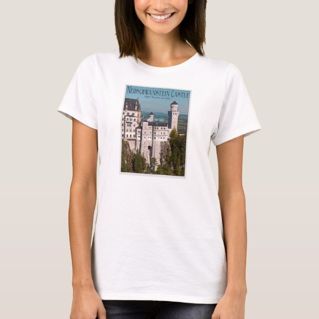 Slott Neuschwanstein T-shirt (Framsida)