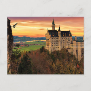 Slott Neuschwantstein slott Tyskland vykort