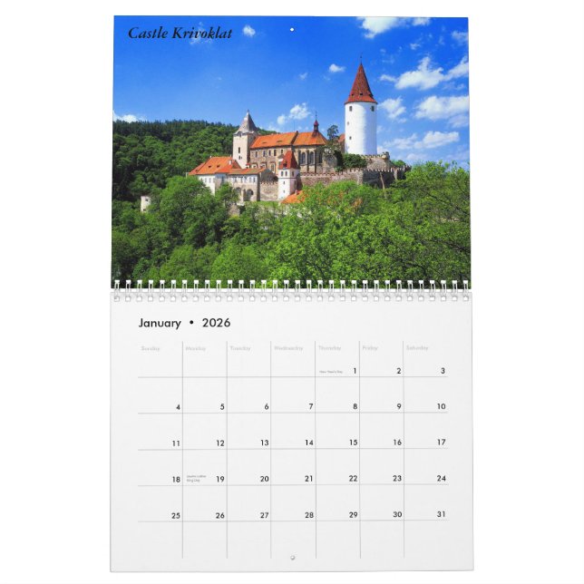 Slott och Chateaus 2011 kalender (Jan 2026)