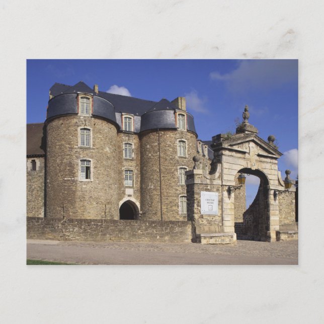 Slott och museum, Boulogne, Pas-de-Calais, Vykort (Framsida)