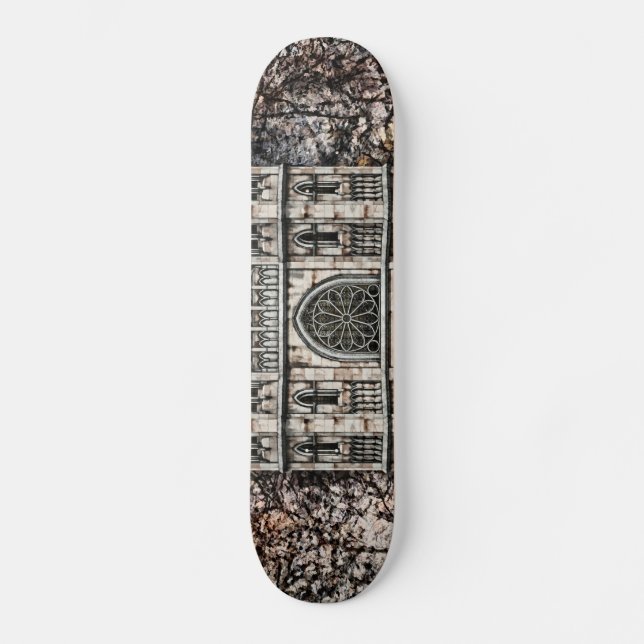 Slott Old School Skateboard Bräda 21,6 Cm (Framsida)
