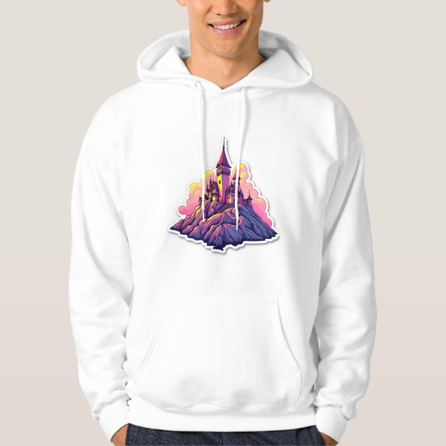 Slott på bergstoppen hoodie (Framsida)