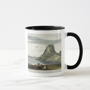 Slott på den heliga ön, Northumberland, från 'e Mugg