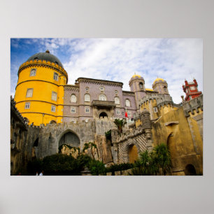 Slott Pena, Sintra, Portugal Poster