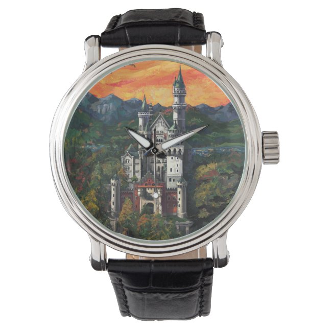 Slott Schloss Neuschwanstein Armbandsur (Framsida)