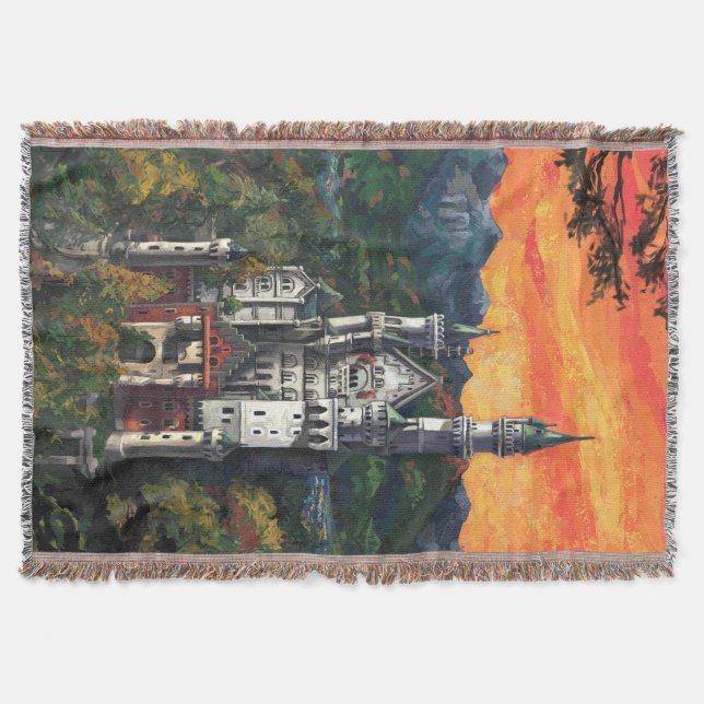 Slott Schloss Neuschwanstein Filt (Framsidan)