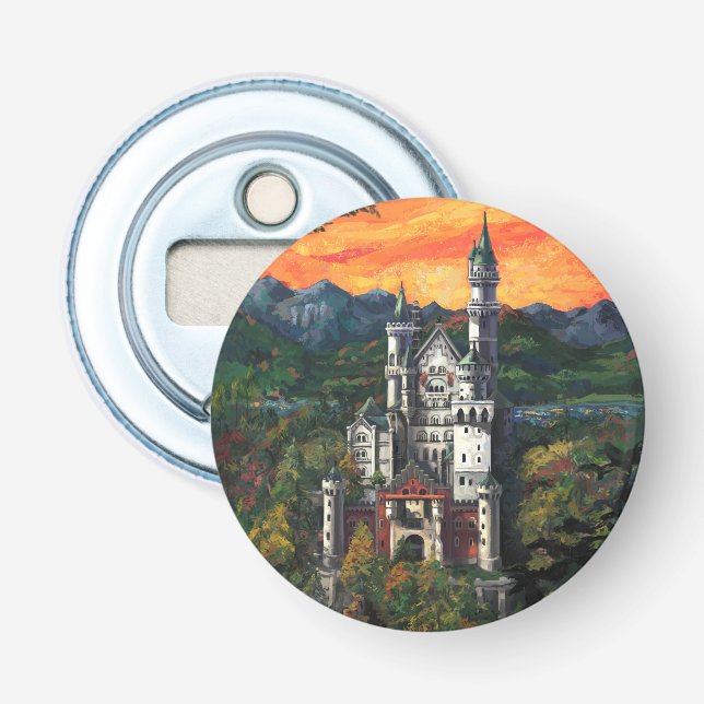 Slott Schloss Neuschwanstein Flasköppnare (Framsidan)