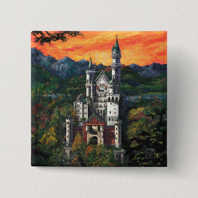 Slott Schloss Neuschwanstein Knapp (Framsida)