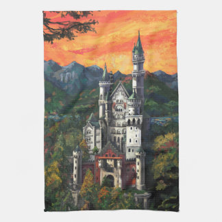 Slott Schloss Neuschwanstein Kökshandduk