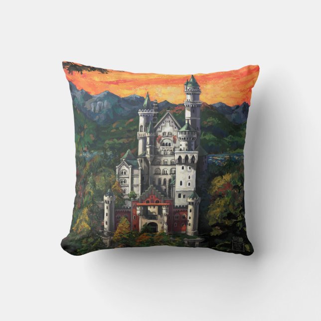 Slott Schloss Neuschwanstein Kudde (Framsida)