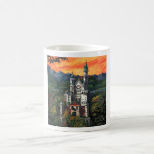 Slott Schloss Neuschwanstein Magisk Mugg
