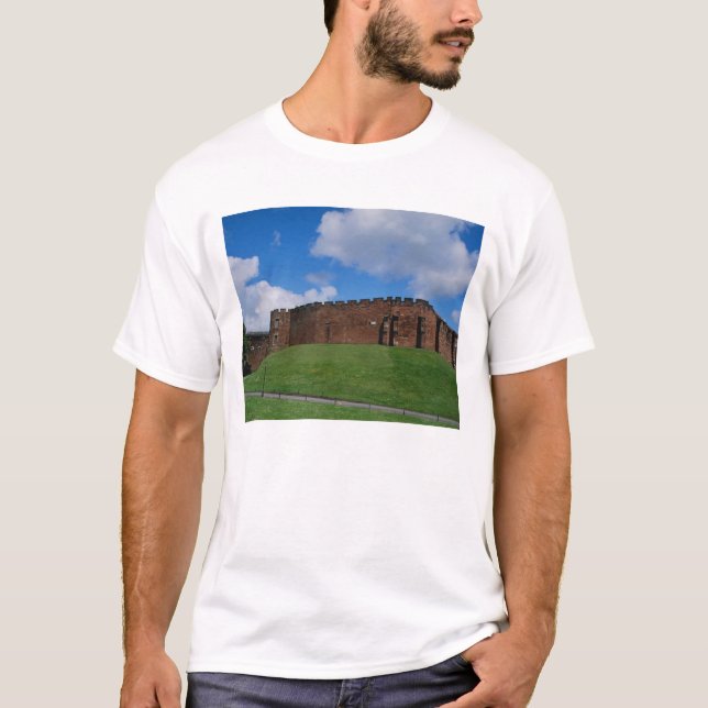 Slott som visar halvmånetorn, Chester, T-shirt (Framsida)