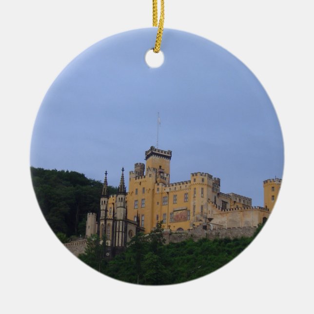 Slott Stolzenfels Julgransprydnad Keramik (Framsidan)