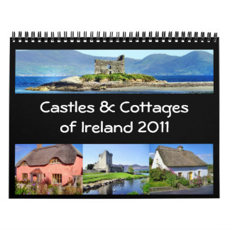 Slott & stugor av den Irland 2011 kalendern Kalender