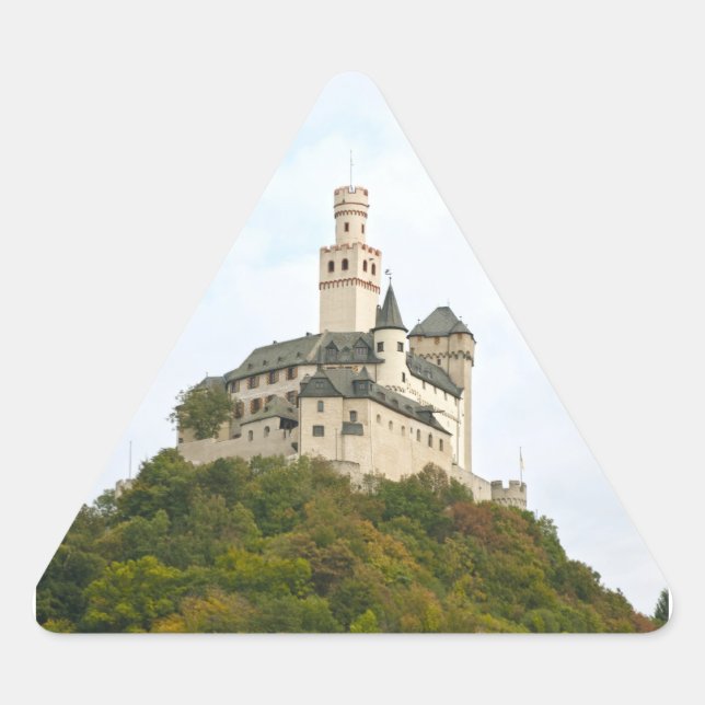 Slott Triangelformat Klistermärke (Framsida)