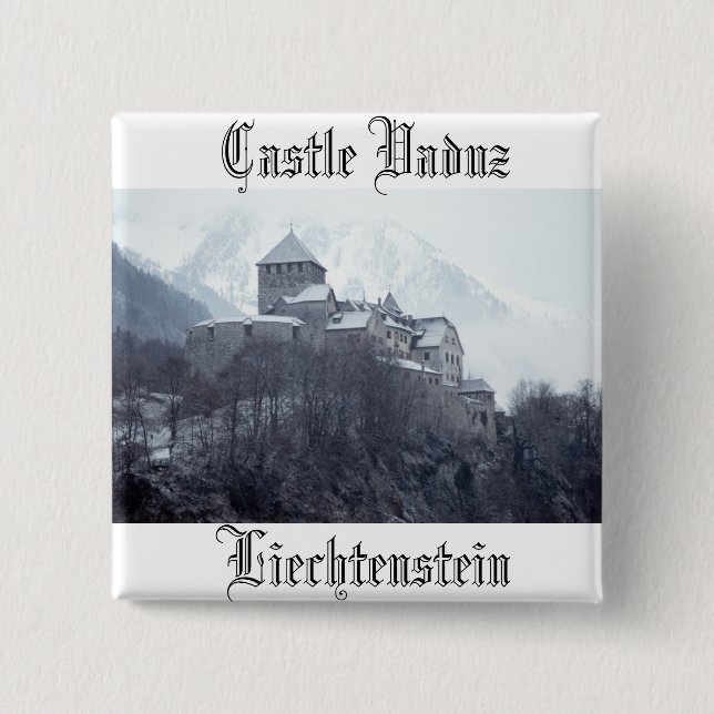 Slott Vaduz Liechtenstein Knapp (Framsida)