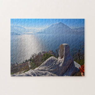 Slott Vezio - sjön Como, italien - pussel
