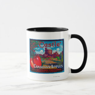SlottApple etikett - Westbank B.C. Kanada Mugg