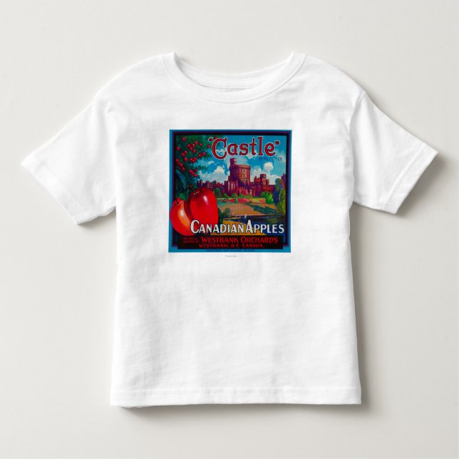 SlottApple etikett - Westbank B.C. Kanada T Shirt (Framsida)