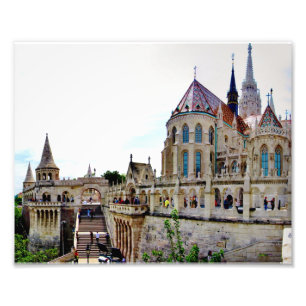 Slottbacke Budapest Fototryck