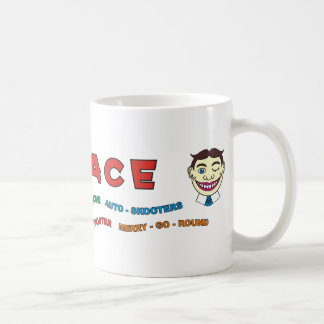 Slottbyggnad beklär kaffemugg